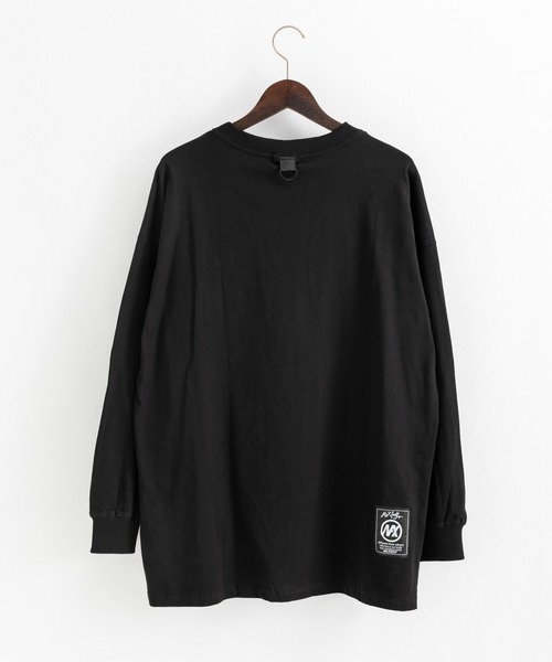 Ressaca（レサーカ）の「オーバーサイズ グラフィックプリント長袖Tシャツカットソー（Tシャツ/カットソー・メンズ・チャコールグレー/ブラック/グレー/ホワイト・M/L/XL）」の12枚目の写真