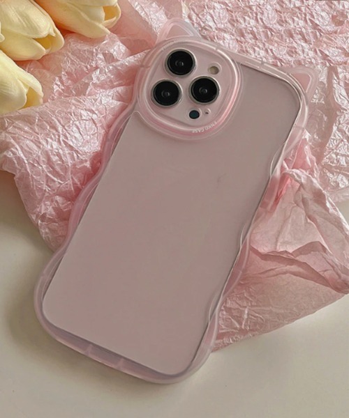 Mayree(メイリー)の「【urge select】ネコ耳 ウェーブデザイン iPhoneケース【iPhoneシリーズ/各種機種対応】(スマホケース/カバー・レディース・イエロー/ピンク/グリーン/クリア/パープル/グレー/ブルー・F/V/O/C/U/H/N/B/A/P/T/J/I/Q/W/D)」の6枚目の写真