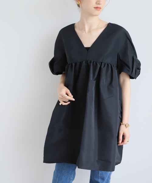 NINA RICCI/ニナ リッチ】SHORT SLEEVES TAFFETA BABYDOL