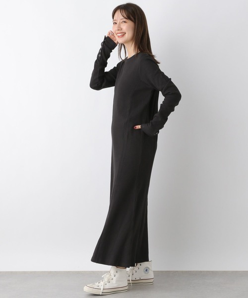 LEPSIM(レプシィム)の「ワッフルマーメイドワンピース 961517(ワンピース・レディース・グレー/ブラック/アイボリー・FREE)」の9枚目の写真