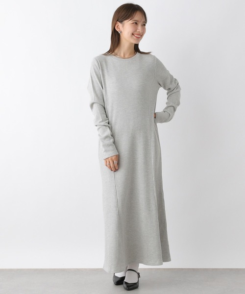 LEPSIM(レプシィム)の「ワッフルマーメイドワンピース 961517(ワンピース・レディース・グレー/ブラック/アイボリー・FREE)」の14枚目の写真