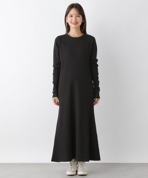 LEPSIM(レプシィム)の「ワッフルマーメイドワンピース 961517(ワンピース・レディース・グレー/ブラック/アイボリー・FREE)」の15枚目の写真