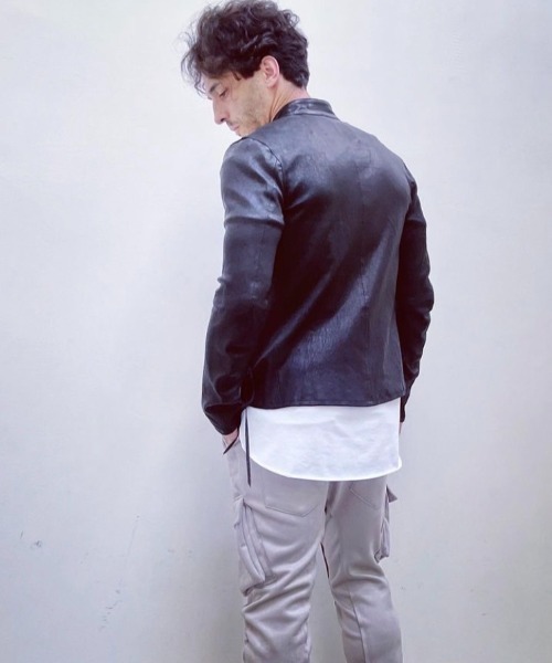 FranCisT_MOR.K.S.(フランシストモークス)の「FranCisT_MOR.K.S./フランシスト モークス/HI TENSION ECO SUEDE 6P PANT(カーゴパンツ・メンズ・ブラック/グレー系・3/4/2)」の15枚目の写真