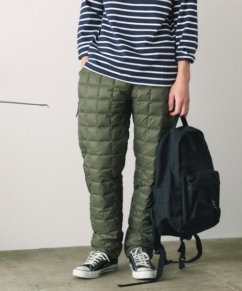 TAION(タイオン)の「【UNISEX】TAION/タイオン スポーツリバーシブルダウンパンツ(その他パンツ・メンズ・オリーブ/ブラック・M/L/XL)」の2枚目の写真