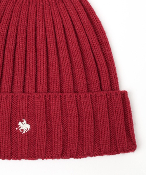 niko and...（ニコアンド）の「【POLO BCS(ポロ・ビーシーエス)】コラボニットワッチ（ニットキャップ/ビーニー・レディース・ネイビー/レッド/ライトグレー・FREE）」の13枚目の写真
