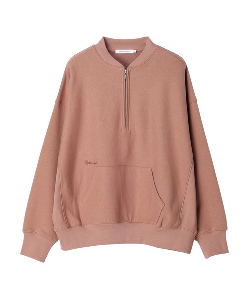 AMERICAN HOLIC（アメリカンホリック）の「ハーフZIP裏毛プルオーバー（Tシャツ/カットソー・レディース・ブラウン/ネイビー/ピンク系その他2/アイボリー・L/M）」の17枚目の写真