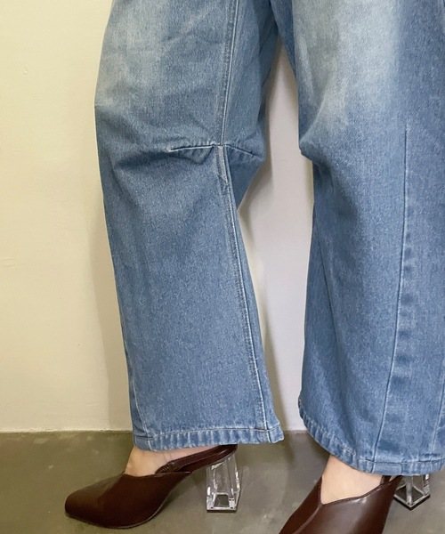 one way(ワンウェイ)の「【 サイズ展開 】カーブデニム(デニムパンツ・レディース・ブルー/ダークブルー・SMALL/MEDIUM)」の12枚目の写真