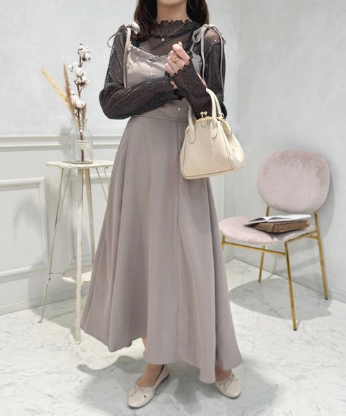 アプレジュール キャミワンピ セール】【apres jour clair】ストレートキャミワンピース