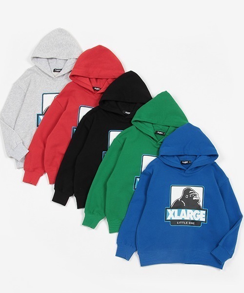 XLARGE KIDS（エクストララージキッズ）の「ベーシックゴリラパーカ（パーカー・キッズ・ブラック/レッド/グリーン/トップグレー/ブルー・140cm/80ｃｍ/120cm/130cm/100cm/110cm/90cm）」の15枚目の写真