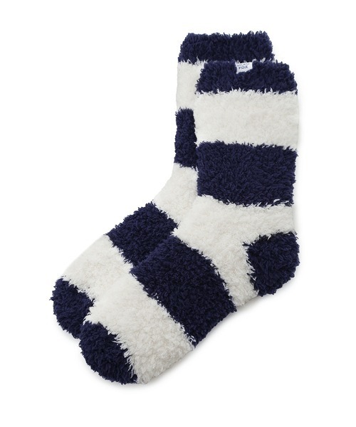 gelato pique(ジェラートピケ)の「【HOMME】ジェラート2ボーダーソックス(ソックス/靴下・メンズ・ネイビー/ライトグレー/ワインレッド/ブルー・FREE)」の5枚目の写真