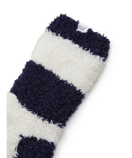 gelato pique(ジェラートピケ)の「【HOMME】ジェラート2ボーダーソックス(ソックス/靴下・メンズ・ネイビー/ライトグレー/ワインレッド/ブルー・FREE)」の7枚目の写真