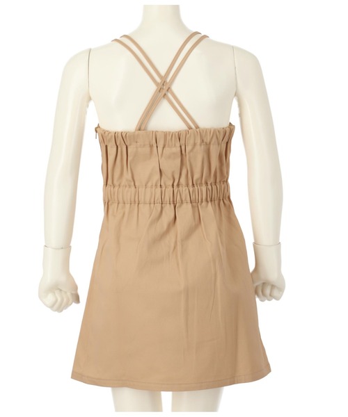 ANAP kids（アナップキッズ）の「ベルト風ジャンパースカート（ジャンパースカート・キッズ・ベージュ/ブラック・130cm/120cm/110cm）」の10枚目の写真