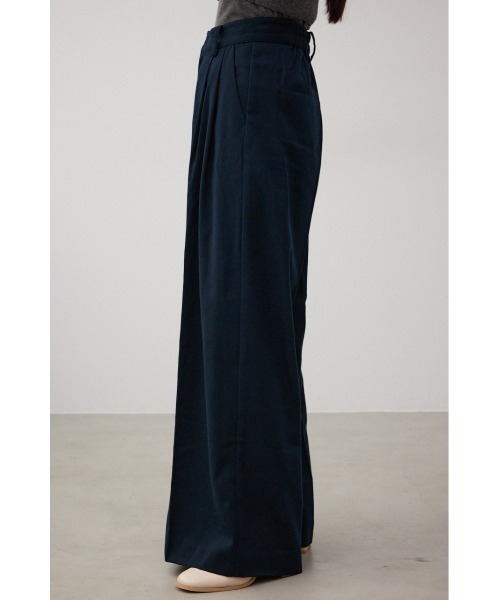 AZUL by moussy（アズールバイマウジー）の「タックワイドパンツ（その他パンツ・レディース・グレー系その他/ネイビー・SMALL/MEDIUM）」の17枚目の写真