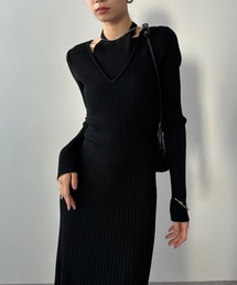 DRWCYS | レイヤードニットワンピース(ワンピース)