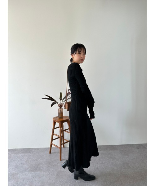 DRWCYS(ドロシーズ)の「レイヤードニットワンピース(ワンピース・レディース・アイボリー/ブラック・FREE)」の22枚目の写真