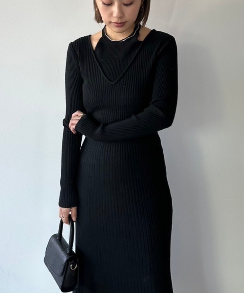 レイヤードニットワンピース（ワンピース）｜DRWCYS（ドロシーズ）の