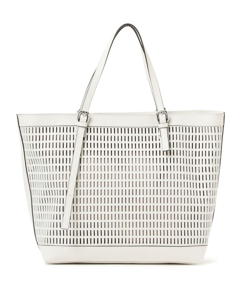 GIANNI NOTARO（ジャンニノターロ）の「GIANNI NOTARO × Demi-Luxe BEAMS / 別注 カットワーク トートバッグ（トートバッグ・レディース・アイボリー・FREE）」の4枚目の写真