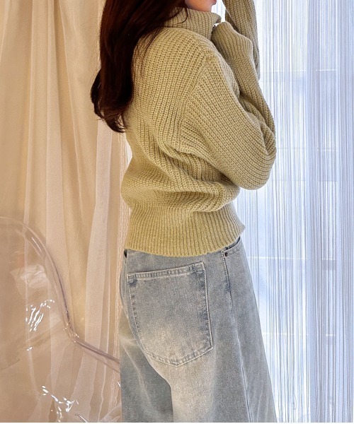 MILAE(ミレ)の「デニムワイドパンツ(デニムパンツ・レディース・ブラック/サックスブルー/ブルー・M/S)」の20枚目の写真