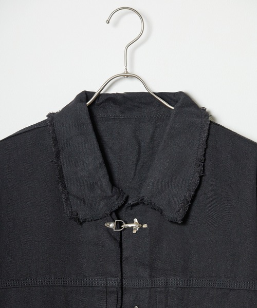 セール】fringe pattern denim jacket / フリンジパターン