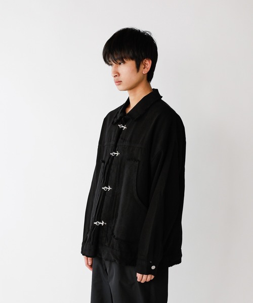 shinzobrand ファイヤーマンデニムジャケット 中古・古着通販】SHINZO (シンゾウ) デニムファイヤーマンジャケット