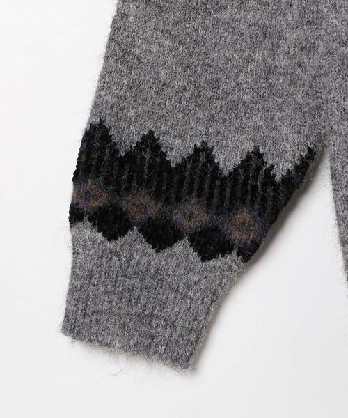 niko and...（ニコアンド）の「ノルディック柄ニットプルオーバー（ニット/セーター・メンズ・アイボリー/ブラウン/グレー・MEDIUM/LARGE）」の21枚目の写真