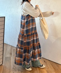 kutir | チェックティアードキャミワンピース(ワンピース)