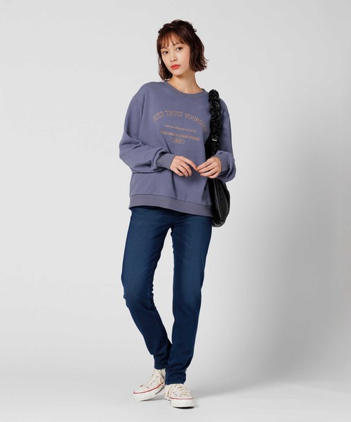 BACK NUMBER(バックナンバー)の「【BACK NUMBER】刺繍ロゴスウェット(スウェット・レディース・グレー/ネイビー/ダークグレー・M/L)」の15枚目の写真