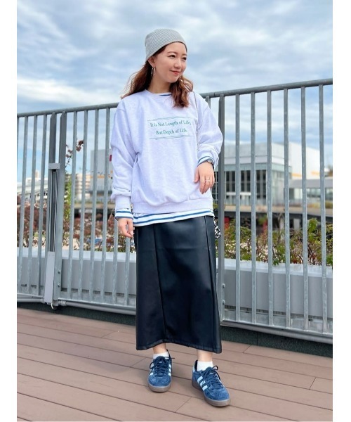 BACK NUMBER(バックナンバー)の「【BACK NUMBER】刺繍ロゴスウェット(スウェット・レディース・グレー/ネイビー/ダークグレー・M/L)」の22枚目の写真