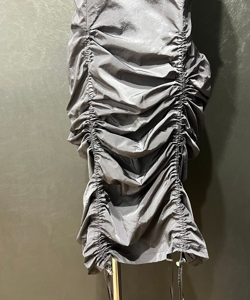 PAGEBOY（ページボーイ）の「2WAYシャーリングワンピース（ワンピース・レディース・チャコールグレー/ブラック・FREE）」の21枚目の写真