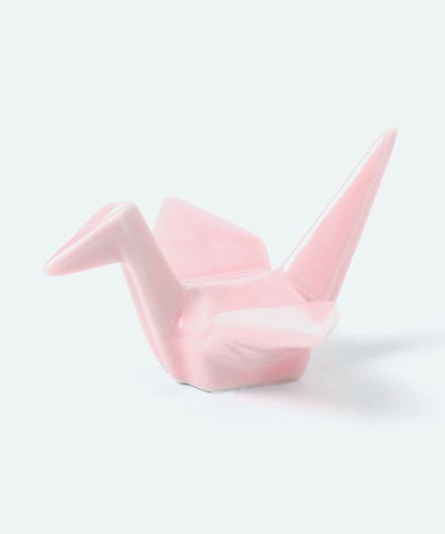 studio CLIP（スタディオクリップ）の「【daily CLIP】折り鶴箸置き（カトラリー・レディース・レッド/ホワイト/ピンク・FREE）」の3枚目の写真