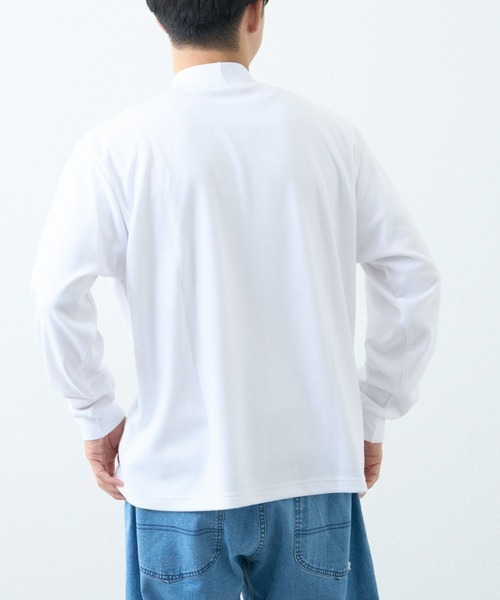 CIAOPANIC TYPY（チャオパニックティピー）の「モックネックインナー（Tシャツ/カットソー・メンズ・ブラック/チャコールグレー/オフホワイト・MEDIUM/LARGE）」の12枚目の写真