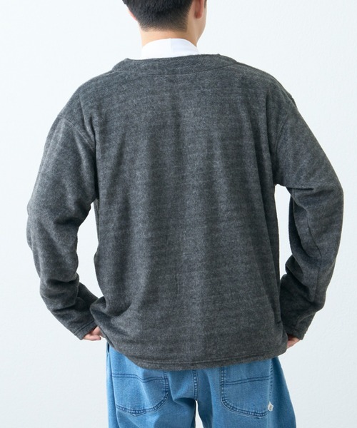 CIAOPANIC TYPY（チャオパニックティピー）の「モックネックインナー（Tシャツ/カットソー・メンズ・ブラック/チャコールグレー/オフホワイト・MEDIUM/LARGE）」の16枚目の写真