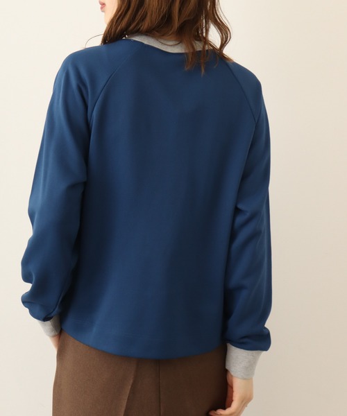 spiritoso(スピリトーゾ)の「spiritoso ベアプリントラグランスウェット(スウェット・レディース・ベビーピンク/ネイビー/ホワイト系その他/ラベンダー・FREE)」の12枚目の写真