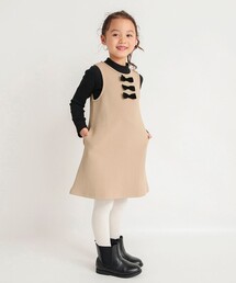 【プチレディー】リボンジャンパースカート