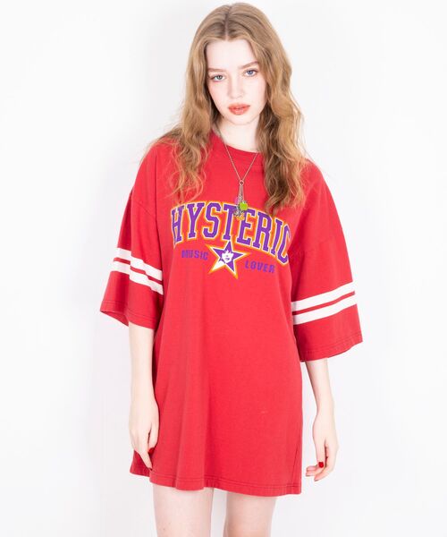 HYSTERIC GLAMOUR（ヒステリックグラマー）の「SOUND COLLEGE ワンピース（ワンピース・レディース・ホワイト/レッド/ブラック・FREE）」の6枚目の写真