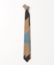 23AW マーガレットハウエル ビッグフローラル 花柄 ウールシルク ネクタイ MARGARET HOWELL（マーガレットハウエル）の「LARGE BLOCK