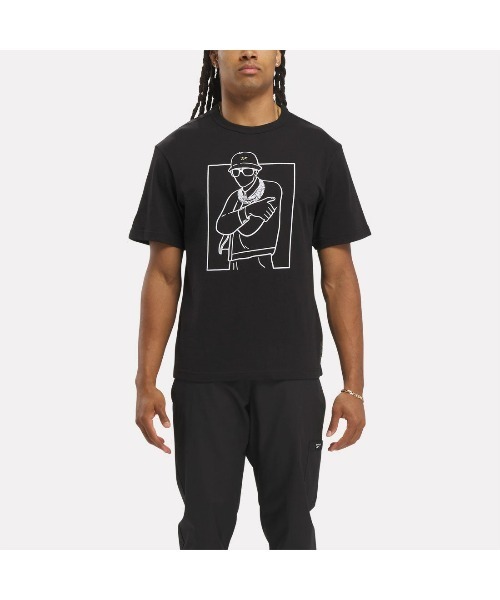 Reebok(リーボック)の「ヒューマンライツナウ ヒップホップ BBOY Tシャツ / HUMAN RIGHTS NOW HIP HOP BBOY POSE TEE(Tシャツ/カットソー・メンズ・ホワイト/ブラック・SMALL/MEDIUM/XX-LARGE/X-LARGE/X-SMALL/LARGE)」の3枚目の写真