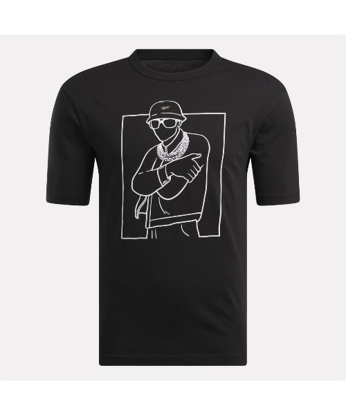 Reebok(リーボック)の「ヒューマンライツナウ ヒップホップ BBOY Tシャツ / HUMAN RIGHTS NOW HIP HOP BBOY POSE TEE(Tシャツ/カットソー・メンズ・ホワイト/ブラック・SMALL/MEDIUM/XX-LARGE/X-LARGE/X-SMALL/LARGE)」の8枚目の写真