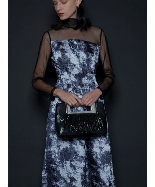 AMAIL（アマイル）の「Mature square bag（ハンドバッグ・レディース・ブラック/シルバー・FREE）」の3枚目の写真