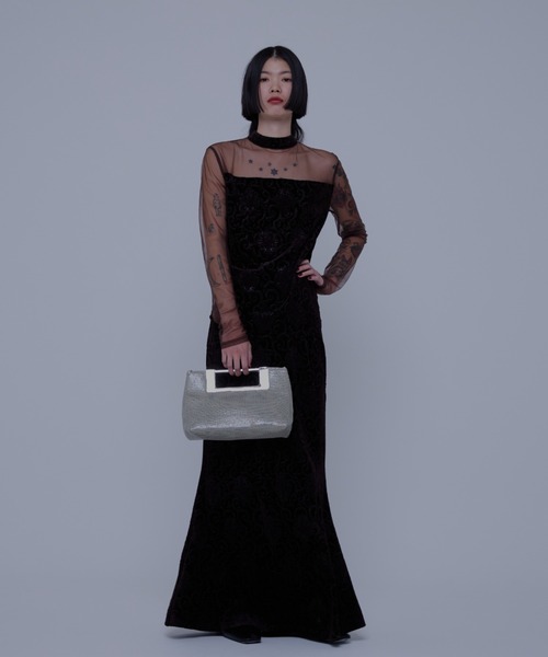 AMAIL（アマイル）の「Mature square bag（ハンドバッグ・レディース・ブラック/シルバー・FREE）」の12枚目の写真