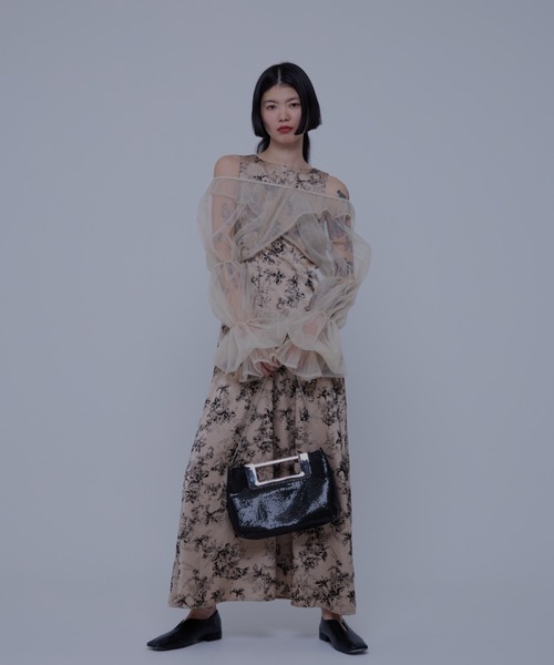 AMAIL（アマイル）の「Mature square bag（ハンドバッグ・レディース・ブラック/シルバー・FREE）」の7枚目の写真