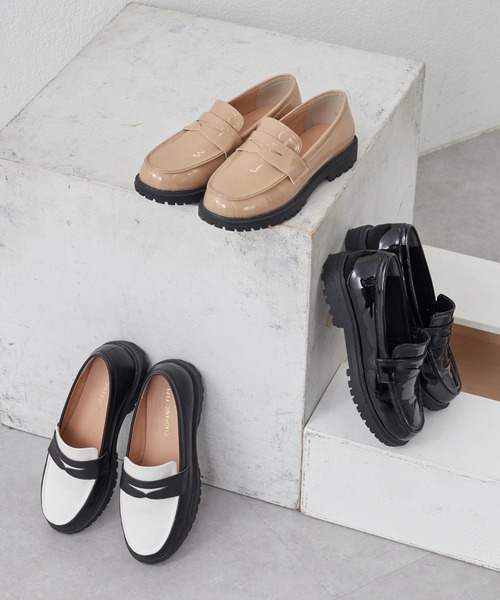 CIAOPANIC TYPY（チャオパニックティピー）の「アソートローファー（ローファー・レディース・ブラック/ホワイト/ベージュ・S/M/L）」の5枚目の写真