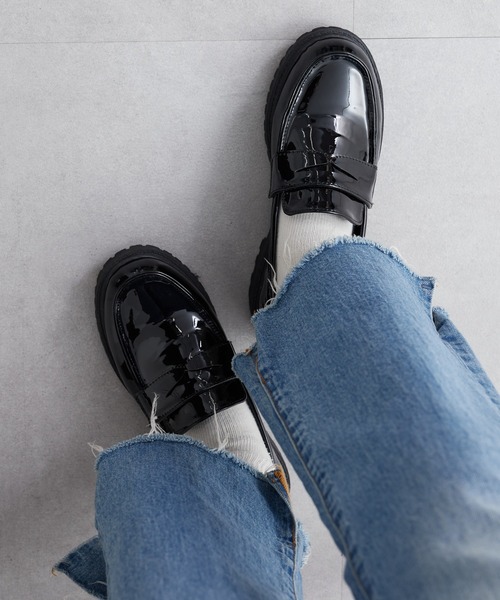 CIAOPANIC TYPY（チャオパニックティピー）の「アソートローファー（ローファー・レディース・ブラック/ホワイト/ベージュ・S/M/L）」の9枚目の写真