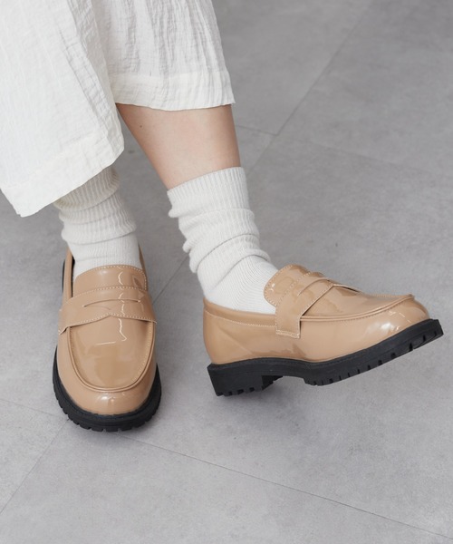 CIAOPANIC TYPY（チャオパニックティピー）の「アソートローファー（ローファー・レディース・ブラック/ホワイト/ベージュ・S/M/L）」の14枚目の写真