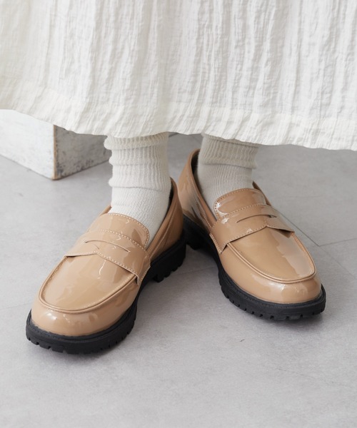 CIAOPANIC TYPY（チャオパニックティピー）の「アソートローファー（ローファー・レディース・ブラック/ホワイト/ベージュ・S/M/L）」の12枚目の写真