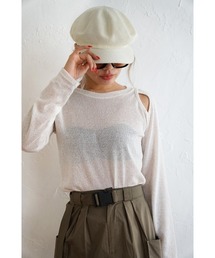 ODORATA | 【ODORATA】 オープンショルダーPO(Tシャツ/カットソー)