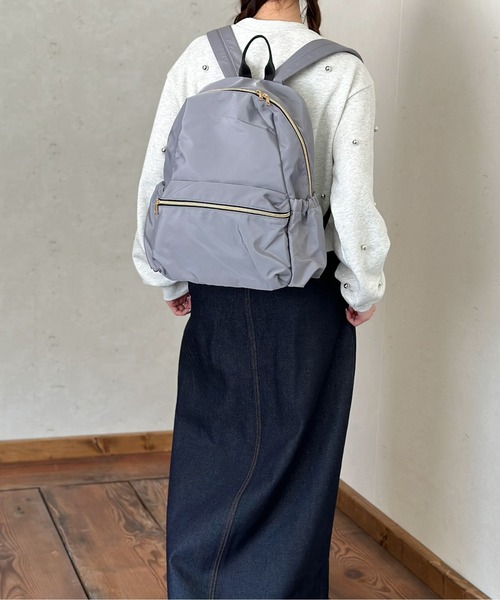 Per sist ence(パーシエンス)の「高密度ポリA410Pリュック/花粉がつきにくい(バックパック/リュック・レディース・ベージュ/ブラック/チャコールグレー/グレー・FREE)」の14枚目の写真