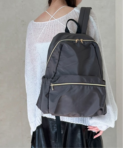 Per sist ence(パーシエンス)の「高密度ポリA410Pリュック/花粉がつきにくい(バックパック/リュック・レディース・ベージュ/ブラック/チャコールグレー/グレー・FREE)」の20枚目の写真