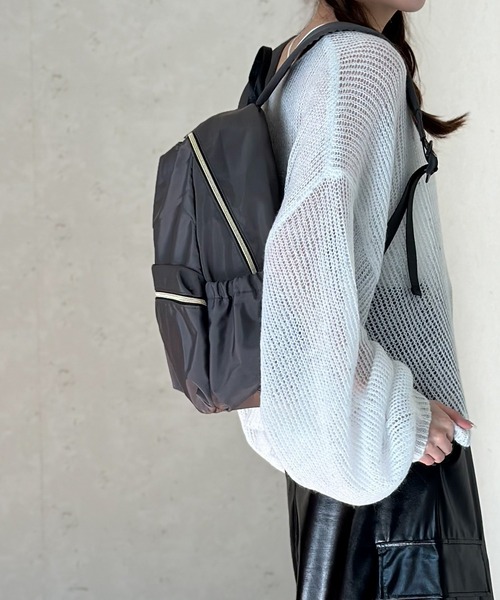 Per sist ence(パーシエンス)の「高密度ポリA410Pリュック/花粉がつきにくい(バックパック/リュック・レディース・ベージュ/ブラック/チャコールグレー/グレー・FREE)」の22枚目の写真