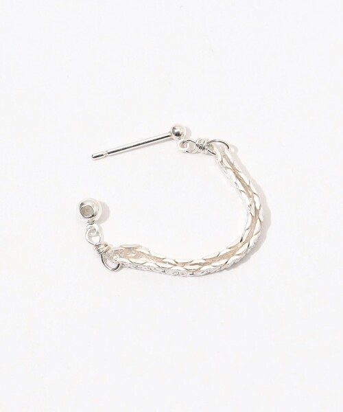 sumikaneko（ｽﾐｶﾈｺ）の「sumikaneko snake chain ピアス（ピアス（両耳用）・レディース・シルバー・FREE）」の3枚目の写真